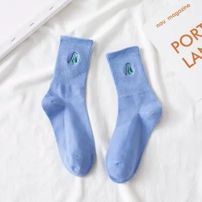 Image de Chaussettes Dino Kawaii - Style Harajuku pour Femmes
