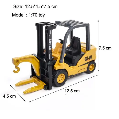 Image de Jouet Camion Bébé - Pelle et Grue Miniature pour Enfants