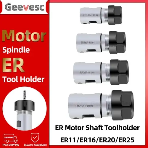 Image de Ensemble Mandrins ER pour Tour et Bricolage - 4mm à 5mm