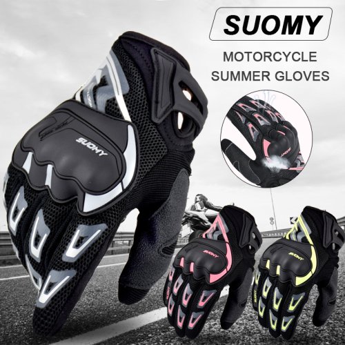 Afbeelding van Suomy Motorhandschoenen Zomer Mesh Ademende Moto Handschoenen Heren Dames Touchscreen Motocross Handschoenen Touchscreen Fietshandschoenen