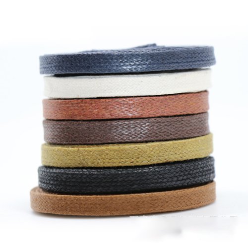 Image de Lacets en Cuir Ciré Imperméables - Unisexe