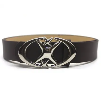 Image de Ceinture Punk Vintage Croix & Lune - Style Gothique Y2K