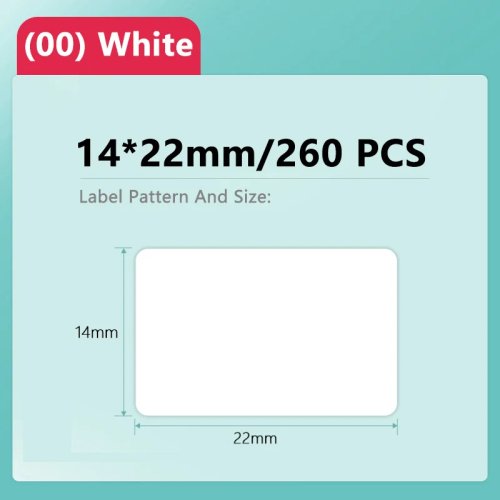 Immagine di Niimbot D11/D101/D110 Mini stampante portatile filo termico bianco/cavo/colore/adesivo rotondo adesivo autoadesivo impermeabile NUOVO