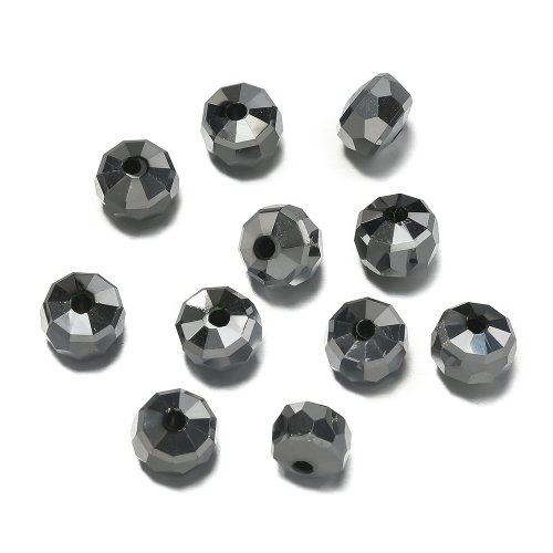 Image de Perles Cristal Facettées 4.5x7.5mm - Lot de 10