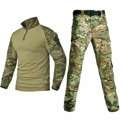 Image de Tenue Tactique Airsoft & Paintball - Combinaison Ripstop Camo
