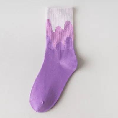 Image de Chaussettes Kawaii Harajuku Crème Glacée - Style Japonais