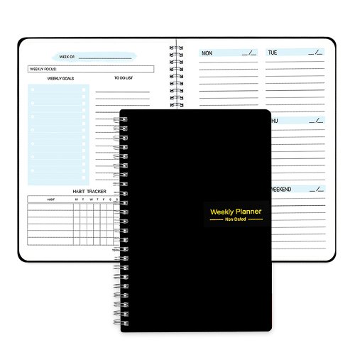 Afbeelding van Planner Schema Agenda Efficiëntie Notebook Dagelijks Wekelijks Maandelijks Dagboek Dagboek voor studenten School Kantoorbenodigdheden