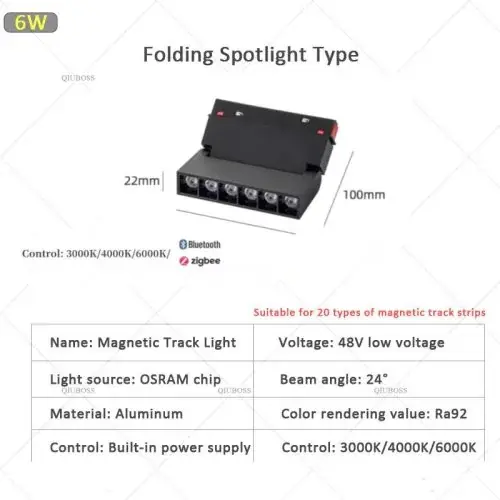 6W pliable projecteur