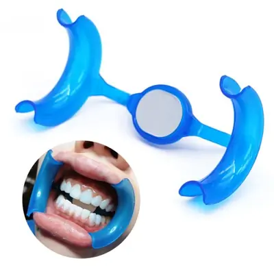 Image de Ouvre-Bouche Dentaire avec Miroir - Outil de Soins Buccaux