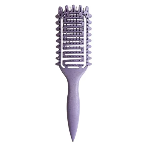 Imagen de Cepillo para Peinar y Definir Rizos, Cepillo Desenredante Hueco para Cabello Rizado y Mojado, Peine ...