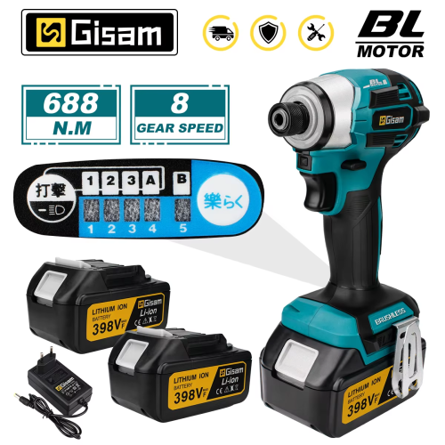 Image de Perceuse Sans Fil 18V - 8 Vitesses & Tournevis Électrique