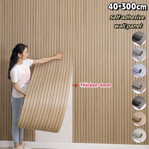 Imagen de Rollo de Pegatinas 3D Autoadhesivas de Espuma para Paredes y Techo – Decoración Fácil de Aplicar para Salón, Dormitorio y Más