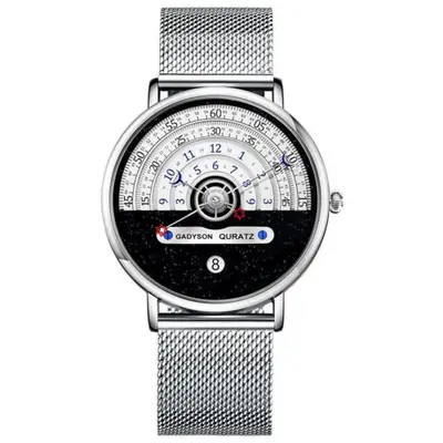 Image de Montre Homme Élégante avec Date - Acier Inoxydable & Quartz