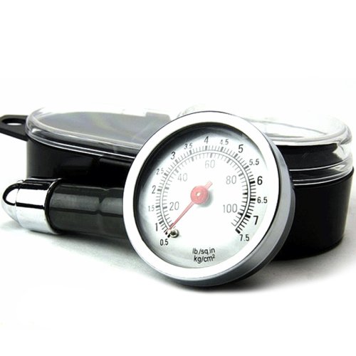 Zdjęcie Precyzyjny miernik ciśnienia w oponach samochodowych Manometr Mini Dial AUTO Miernik ciśnienia powietrza Tester Diagnostyczne narzędzie do naprawy samochodu