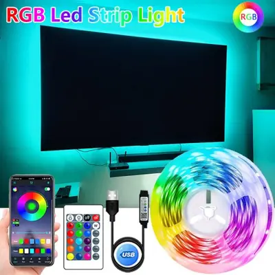Image de Bande LED RGB 30m - Contrôle par Application & Bluetooth