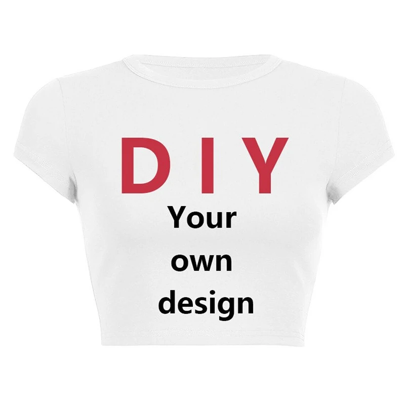 Zdjęcie Modny Top Cropped z Drukowanym Motywem – DIY