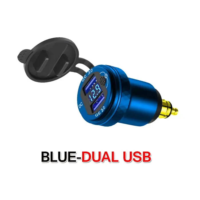 Bleu-double USB