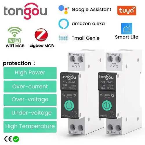 Image de Disjoncteur Intelligent WiFi & Zigbee - Contrôle à Distance