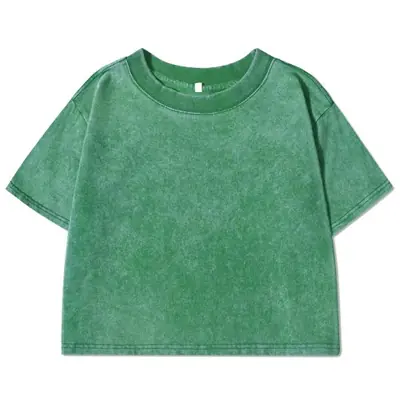 Image de T-shirt femme slim délavé strass look streetwear