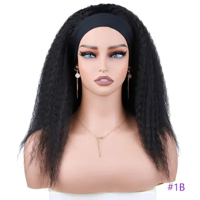 Perruque Synthétique Courte Bouffante Afro