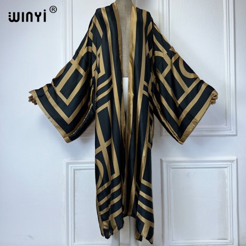 Bild von Afrikanischer Boho-Kimono – Elegantes Strand- & Abendoutfit für Frauen