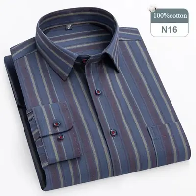 Image de Chemise Homme Grande Taille 14XL - Coton 100% Ajustée & Élégante