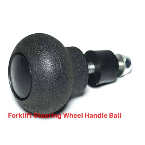 Image of Universal M8 Thread Steering Wheel Knob Spinner Handle Ball – Ergonomic Grip Assist for Forklifts, Tractors, Cars & Heavy Machinery