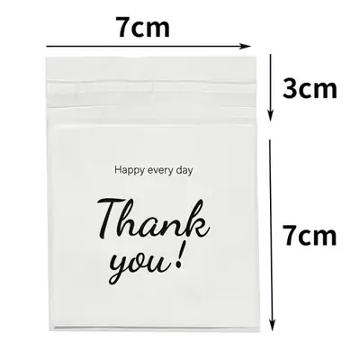 Image de Sachets Cadeaux Transparent Adhésifs - Lot de 50 à 100 Pièces