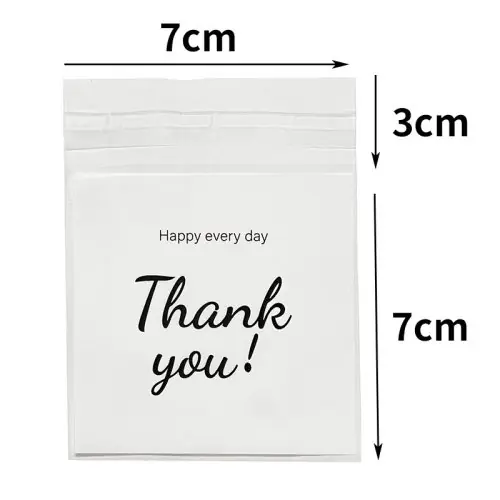 Image de Sachets Cadeaux Transparent Adhésifs - Lot de 50 à 100 Pièces