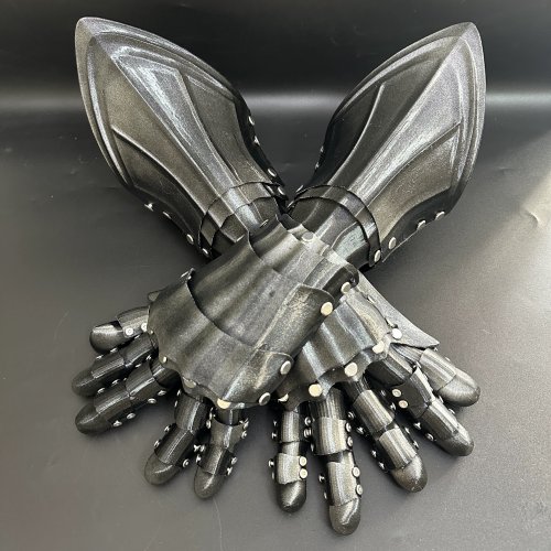 Afbeelding van 3D-printen Multifunctioneel mechanisch armpantser Kunststof lange handschoenen Middeleeuws Vintage Techwear Handpantser Cosplaykostuum