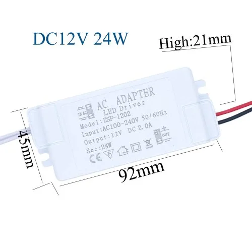 New 12V 2A 24W