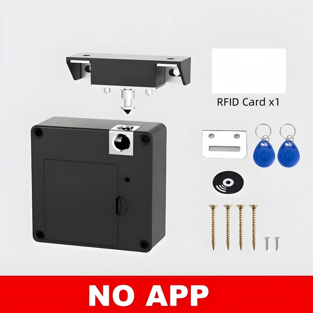 Imagen de Cerradura Inteligente NFC/RFID para Gabinete - Seguridad Oculta y Moderna