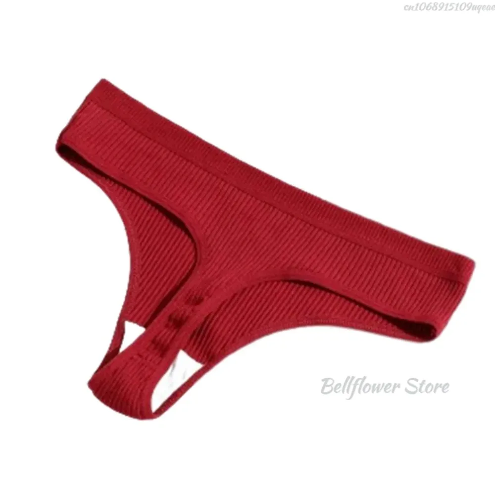 Bild von Sexy Baumwoll-Tanga in Rot – Nahtlos & Komfortabel
