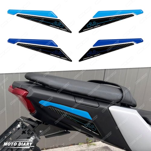 Immagine di Adesivi 3D in Resina per Moto MT-07 - Design Esclusivo e Impermeabile