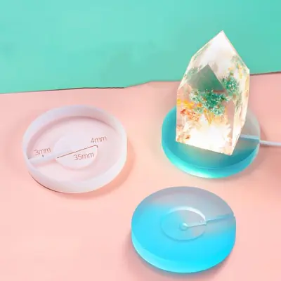Image de Moule Époxy Cristal - Création de Veilleuses LED & Ornements Sphériques
