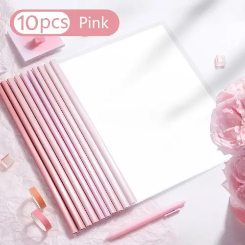 Image de Dossiers de Rangement Transparent A4 - Lot de 10