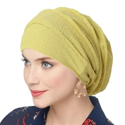 Image de Turban Hijab Doux & Élastique - Style Indien