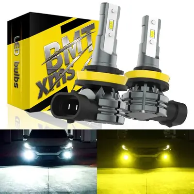 Image de Feux LED Antibrouillard 60W 12000LM - H8, H11, 9005, 9006, H9, HB3, HB4, 9145, H10