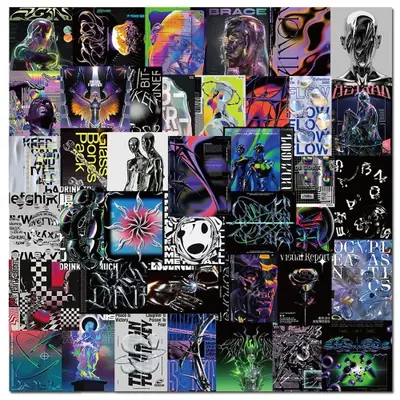 Image de Stickers Psychedéliques - Art Graffiti Cool pour Tous