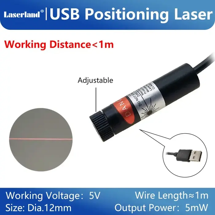 Image de Laser de Positionnement Rouge & Vert pour Scierie et Menuiserie