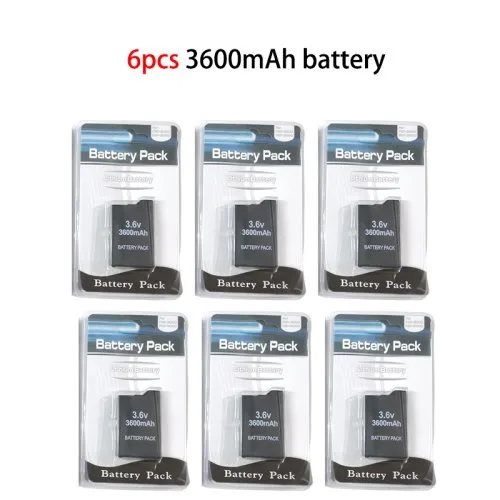 6PCS 3600mAh