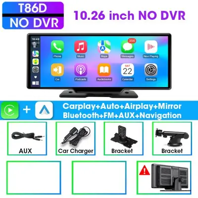 Image de Écran CarPlay 10.26'' Universel - Sans Fil & Android Auto