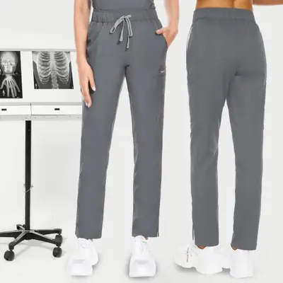 Image de Pantalon de Travail Élastique pour Professionnels de Santé