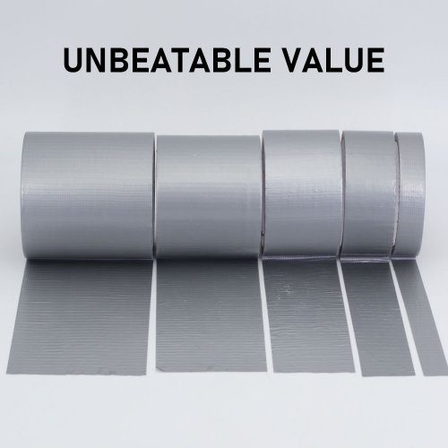 Imagen de Cinta de tela gris de 20/40/60/80/100mm de ancho, cinta adhesiva de tela súper adhesiva de 10 metros de largo, cintas impermeables para suelo de alfombra, alta viscosidad