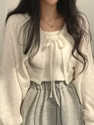Image de Cardigan Blanc Été Protection Solaire