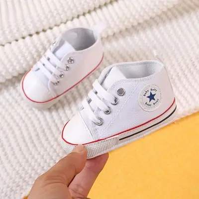 Chaussures Bébé Premiers Pas - Imprimé Étoile Anti-Dérapant