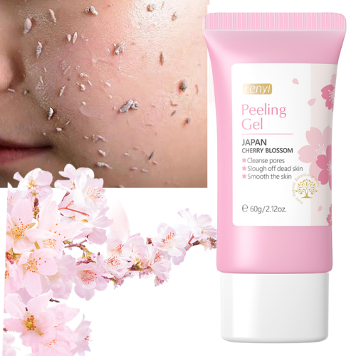 Immagine di Sakura viso pulizia profonda gel esfoliante cura della pelle sbiancante idratante riparazione scrub viso cura della pelle 60g