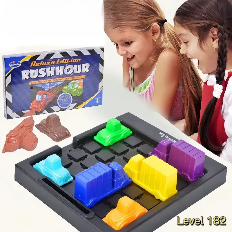 Image of Rush Hour Traffic Puzzle Game – Logical Thinking Car Challenge for Kids & Families