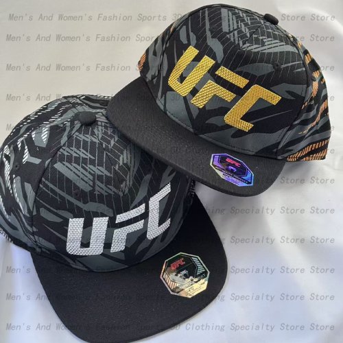 Zdjęcie Nowa Czapka z Daszkiem do Walk UFC – Regulowana Czapka Przeciwsłoneczna Męska i Damska, Idealna dla Sportów Ekstremalnych i Treningów Bokserskich