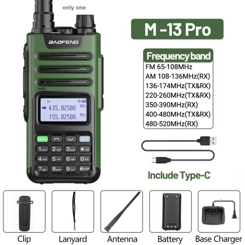 Image de Baofeng M13 Pro - Talkie-Walkie Puissant 10W Longue Portée